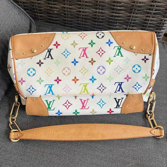 Authentic LOUIS VUITTON Monogram Multi-Color Beverly MM Shoulder Bag - Picture 5 of 17